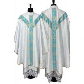 Ornat semi gotycki motyw maryjny - (2K)