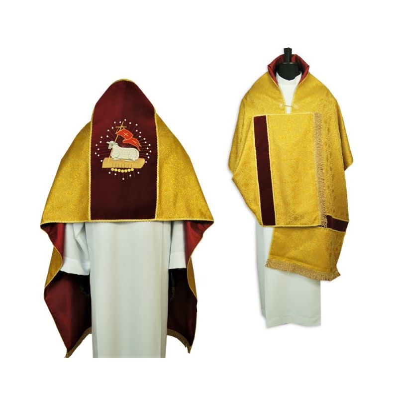 Welon liturgiczny brokat - motyw wielkanocny - Welon liturgiczny brokat - motyw wielkanocny