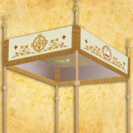 Baldachim procesyjny haftowany (7) - Baldachimy haftowane