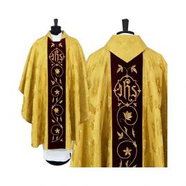 Ornat gotycki IHS (3) - kolory liturgiczne - zdjęcie 3 - Ornat gotycki IHS (2)