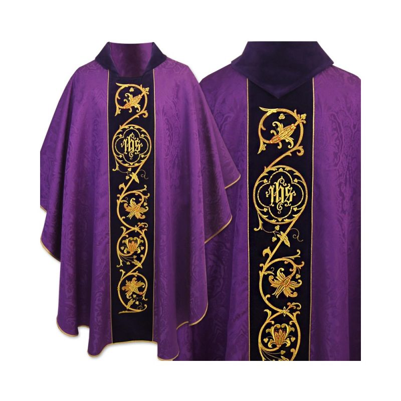 Ornat gotycki IHS - kolory liturgiczne (12) - Ornat gotycki IHS - kolory liturgiczne (12)