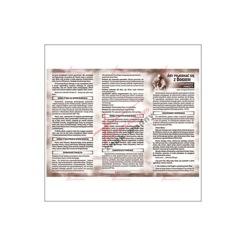 Rachunek sumienia - aby pojednać się z Bogiem - Rachunek sumienia - aby pojednać się z Bogiem