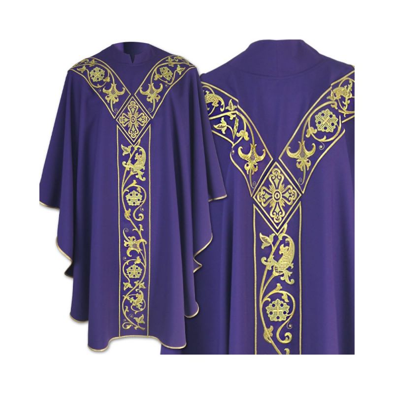 Ornat Semi-Gotycki - kolory liturgiczne (39) - Ornat Semi-Gotycki - kolory liturgiczne (39)