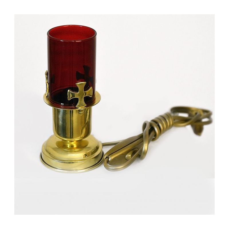 Lampa wieczna, elektryczna, stojąca - wys. 14 cm (S9) - Lampa wieczna, elektryczna, stojąca - wys. 14 cm (S9)