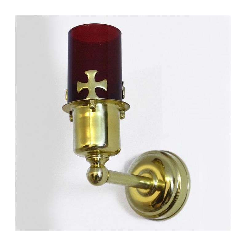 Lampa wieczna, elektryczna, kinkiet - wys. 14 cm (S10) - Lampa wieczna, elektryczna, kinkiet - wys. 14 cm (S10)