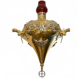 Lampa wieczna duża, elektryczna - wys. 105 cm, szer. 80 cm (S12) - zdjęcie 2 - Lampa wieczna duża, elektryczna - wys. 105 cm, szer. 80 cm (S12)