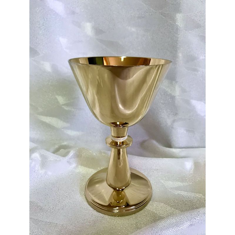 Kielich mszalny, pozłacany, model turystyczny - 12 cm (33D) - Kielich mszalny, pozłacany, model turystyczny - 12 cm (33D)