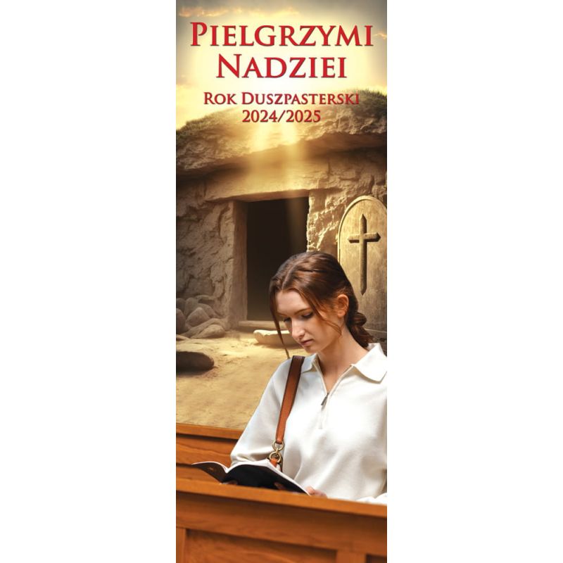 Baner na Rok Duszpasterski 2024/2025 "Pielgrzymi nadziei" 75x200 cm (3) - Baner na Rok Duszpasterski 2024/2025 "Pielgrzymi nadziei" 75x200 cm (3)