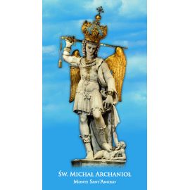 Święty Michał Archanioł - Obrazek z modlitwą - 1 szt - OBRAZY RELIGIJNE