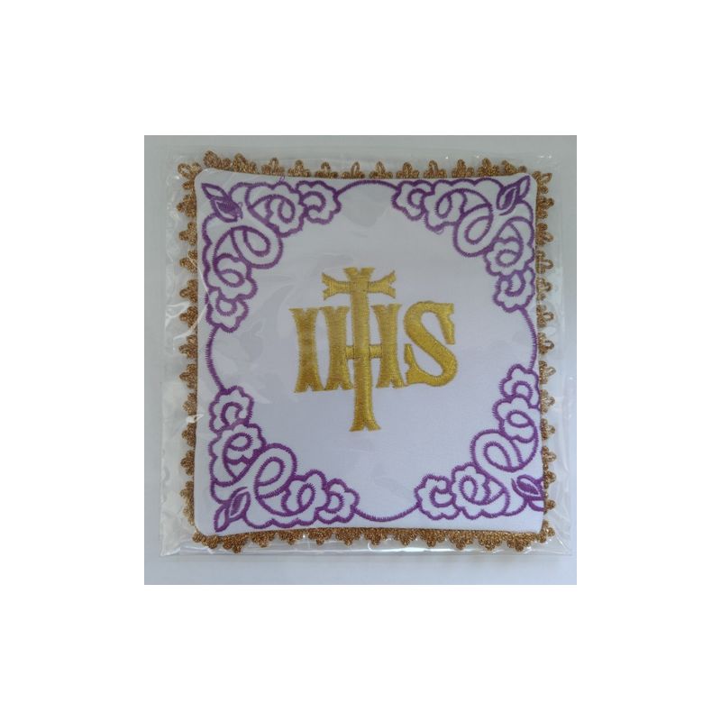 Palka haftowana złoty napis IHS (4M) - Palka haftowana złoty napis IHS (4M)