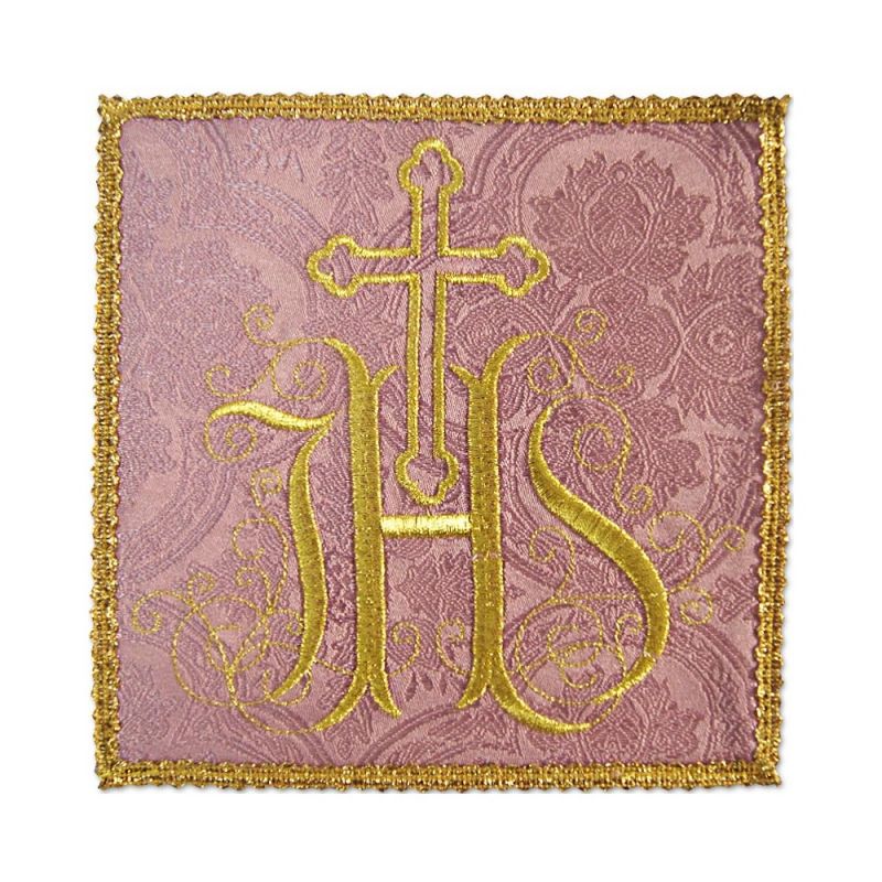 Palka haftowana różowa IHS (35K) - Palka haftowana różowa IHS (35K)
