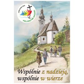 Pielgrzymi Nadziei - Plakat z hasłem roku na Rok Duszpasterski 2024/2025