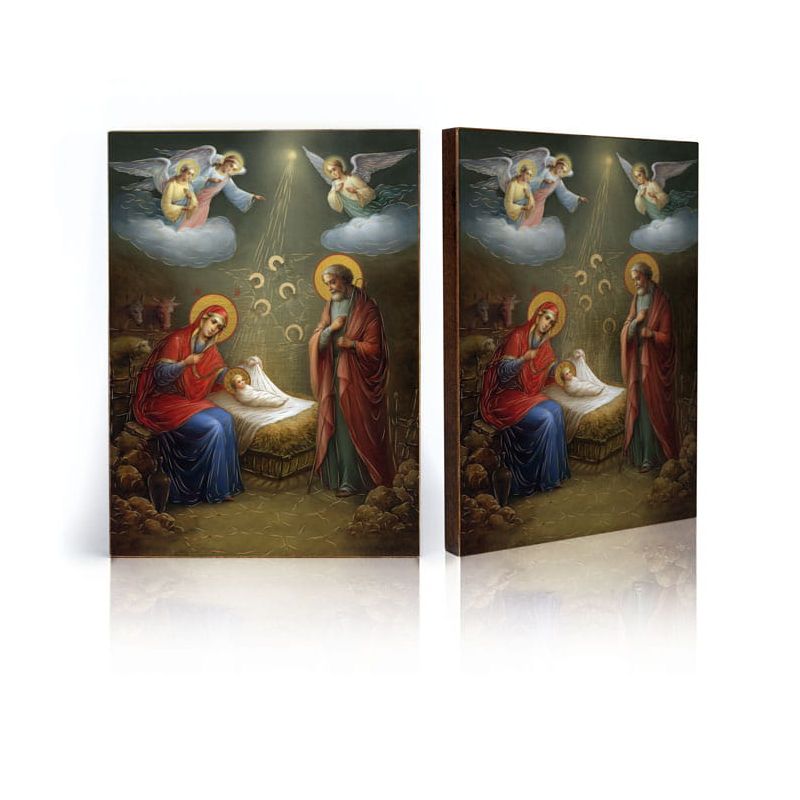 Ikona religijna Boże Narodzenie - Święta Rodzina (9) - Ikona religijna Boże Narodzenie - Święta Rodzina (9)