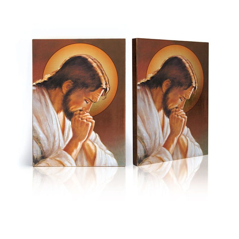 Ikona religijna Jezus Chrystus modlący się - Ikona religijna Jezus Chrystus modlący się