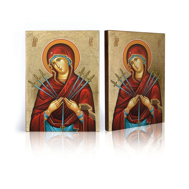Ikona religijna Siedem Boleści Matki Bożej - Ikona religijna Siedem Boleści Matki Bożej