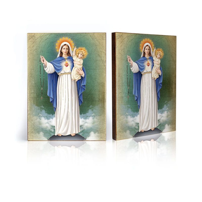 Ikona religijna Matka Boża Różańcowa (1) - Ikona religijna Matka Boża Różańcowa (1)