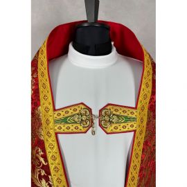 Zestaw kapa + welon liturgiczny (12K) - zdjęcie 3 - Zestaw kapa + welon liturgiczny (12K)