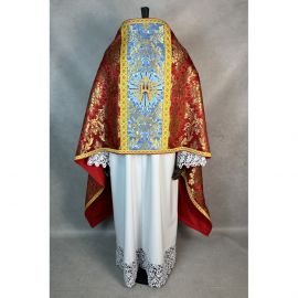 Zestaw kapa rzymska + welon liturgiczny (13K) - zdjęcie 6 - Zestaw kapa rzymska + welon liturgiczny (13K)