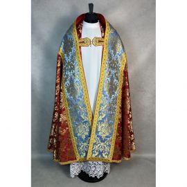 Kapa rzymska haftowana + stuła (38K) - zdjęcie 2 - Kapa rzymska haftowana + stuła (38K)
