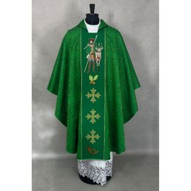 Ornat gotycki haftowany św. Hubert (44K) - zdjęcie 3 - Ornat gotycki haftowany św. Hubert (44K)