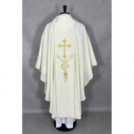 Ornat gotycki nadruk Święta Anna i Joachim (53K) - zdjęcie 4 - Ornat gotycki nadruk Święta Anna i Joachim (53K)