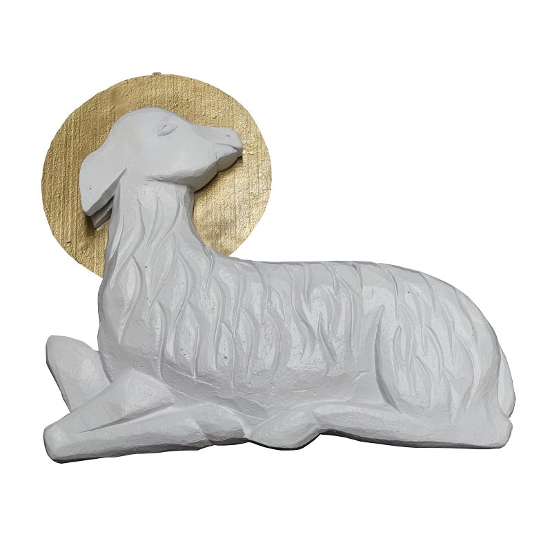 Figura Baranek Wielkanocny 81/88 cm - Figura Baranek Wielkanocny 81/88 cm