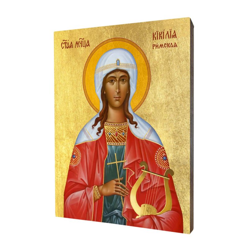 Ikona religijna święta Cecylia - 