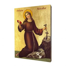 Ikona religijna święta Rozalia - Święci i Błogosławieni