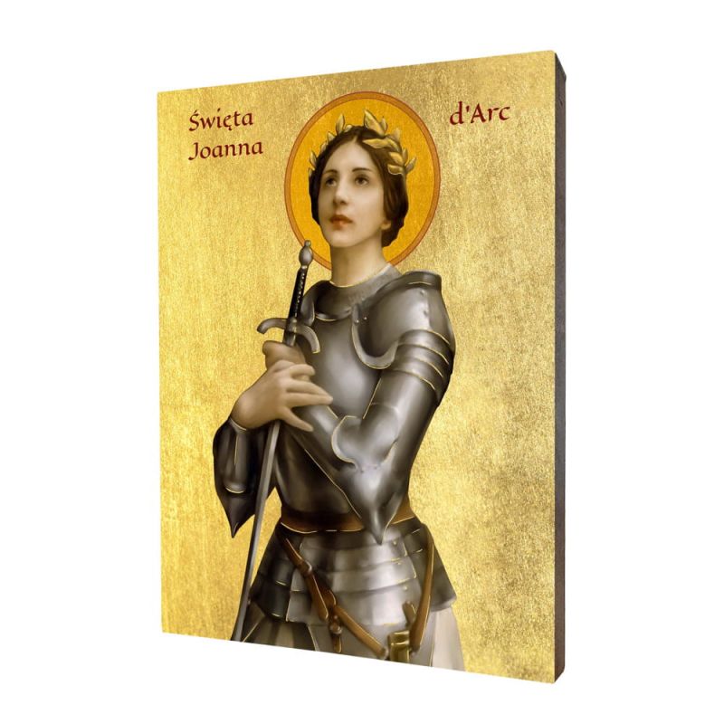 Ikona religijna święta Joanna d'Arc - Dziewica Orleańska - 