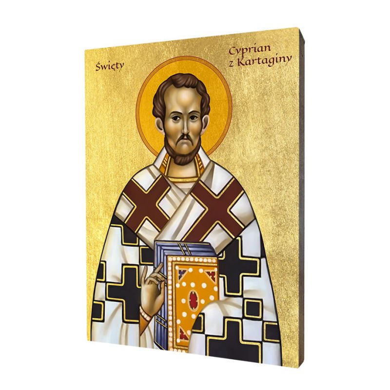 Ikona święty Cyprian z Kartaginy - 