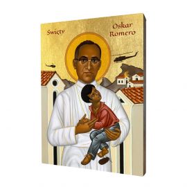 Ikona św. Oskar Romero, biskup i męczennik - Święci i Błogosławieni