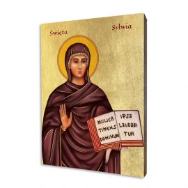 Ikona świętej Sylwii - Święci i Błogosławieni