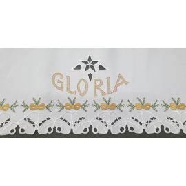 Obrus ołtarzowy haftowany GLORIA (237) - OBRUSY OŁTARZOWE