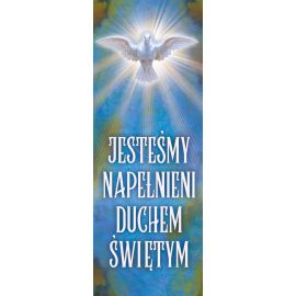 Baner - Jesteśmy napełnieni Duchem Świętym - SAKRAMENT BIERZMOWANIA