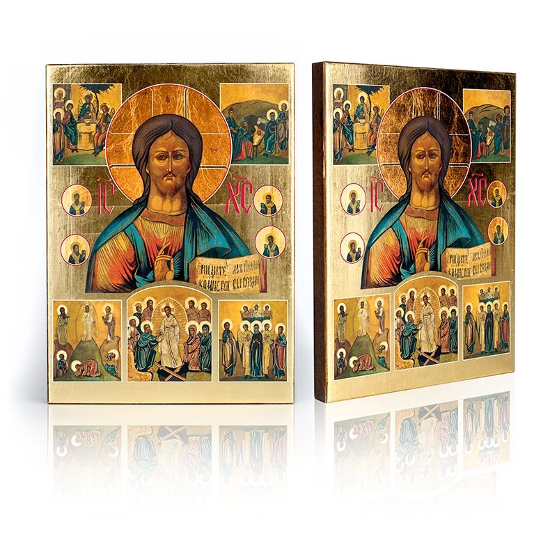 Chrystus Pantokrator oraz sceny z życia - Chrystus Pantokrator oraz sceny z życia