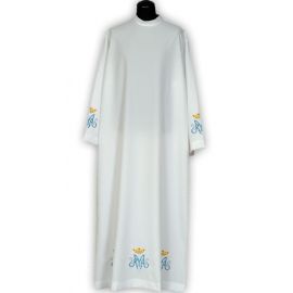 Alba kapłańska haftowana Maryjna (3) - KOMŻE I ALBY  KAPŁAŃSKIE