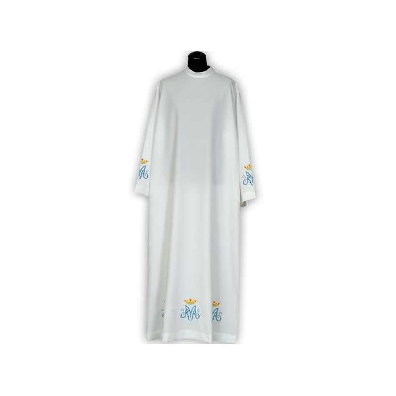 Alba kapłańska haftowana Maryjna (3) - Alba kapłańska haftowana Maryjna (2)