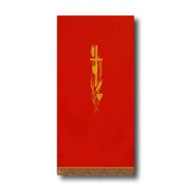 Lektorium Krzyż + kłosy - czerwone - LEKTORIA