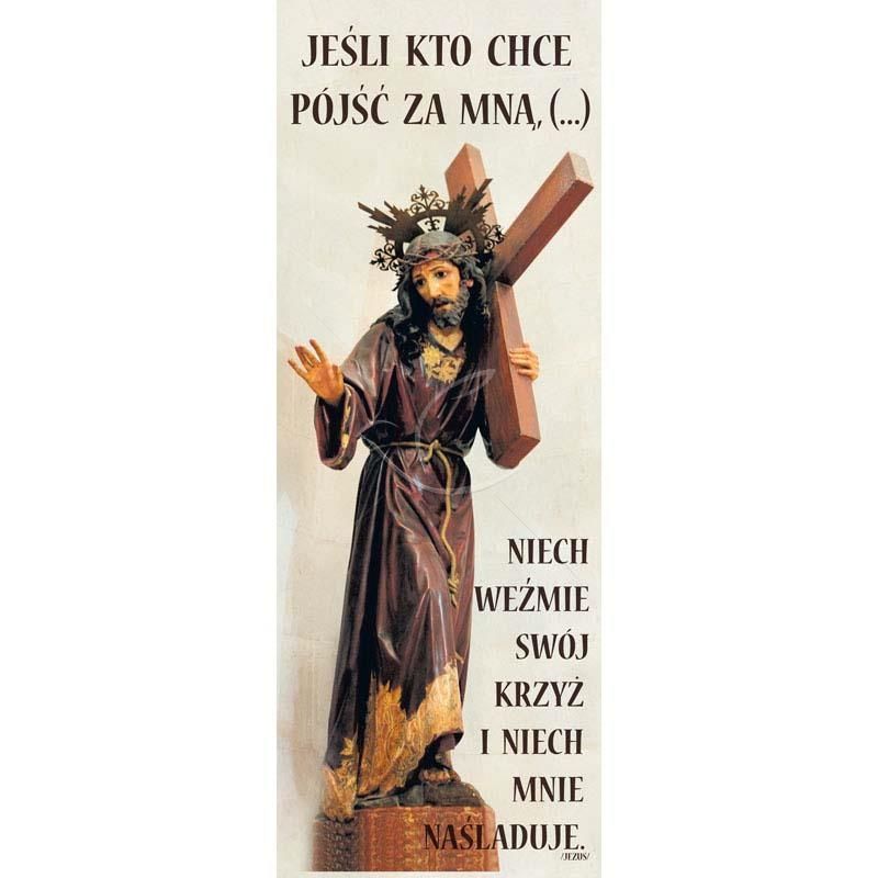 Baner Wielkanocny - Jeśli kto chce pójść za Mną - Baner Wielkanocny - Jeśli kto chce pójść za Mną