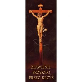 Baner Wielkanocny - Zbawienie przyszło przez krzyż - Wielki Post