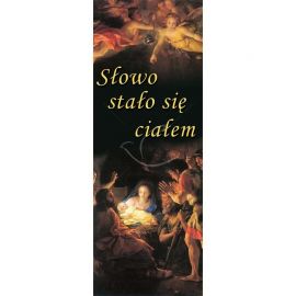Baner Bożonarodzeniowy - Słowo stało się ciałem - Boże Narodzenie