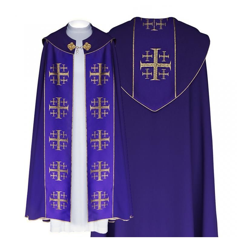 Kapa liturgiczna - Krzyż Jerozolimski (31) - Kapa liturgiczna (31)