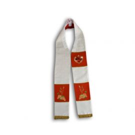 Stuła kapłańska - Serce Pana Jezusa - Z POSTACIAMI