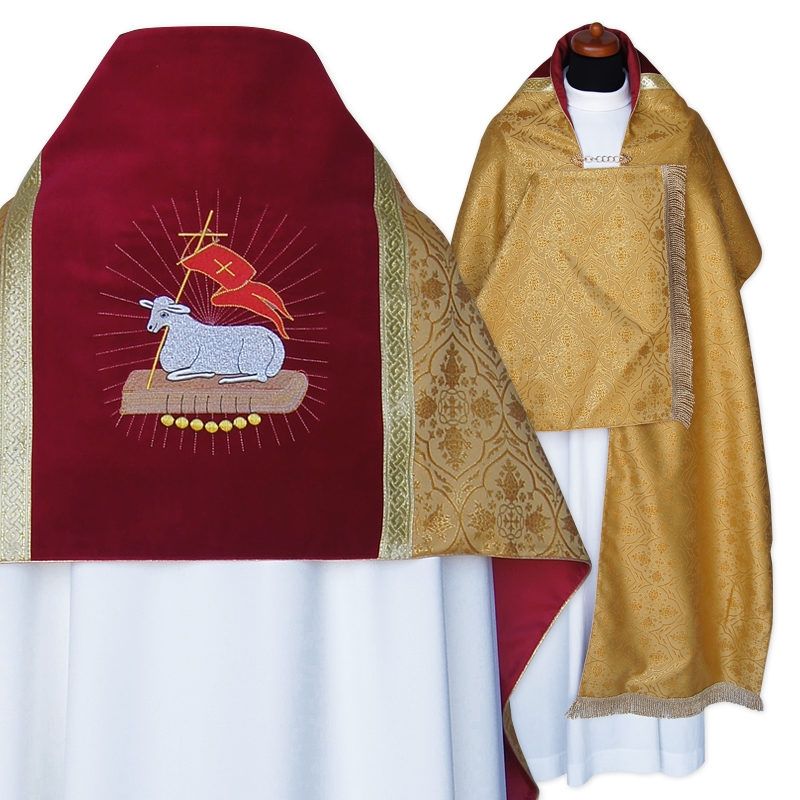 Welon liturgiczny - motyw wielkanocny - Welon liturgiczny - motyw wielkanocny
