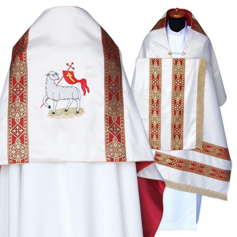Welon liturgiczny - motyw wielkanocny (1) - Welon liturgiczny - motyw wielkanocny (1)