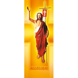 Baner na Wielkanoc "Alleluja!" - żóły (22) - WIELKANOC