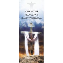 Baner na Wielkanoc "Chrystus Prawdziwie.." (26) - WIELKANOC