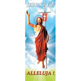 Baner na Wielkanoc "Jezus Żyje - ALLELUJA.." (29) - WIELKANOC