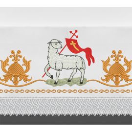 Obrus ołtarzowy wielkanocny  - Baranek (6) - OBRUSY OŁTARZOWE