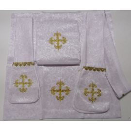 Ornat rzymski adamaszek - Jezus ukrzyżowany (16) - zdjęcie 3 - Ornat rzymski adamaszek - Jezus ukrzyżowany (16)